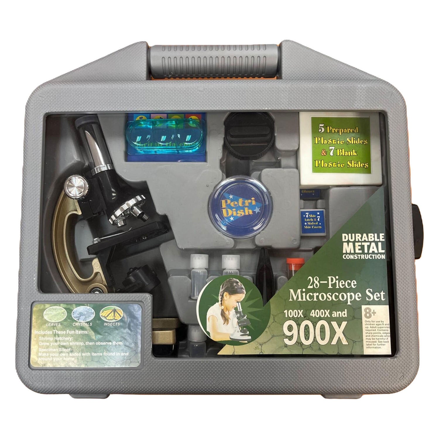 Ensemble de microscopes dans une mallette de transport - 42 pcs.