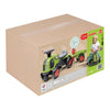 Falk Claas 470 Arion porteur vert avec remorque + jeu de sable