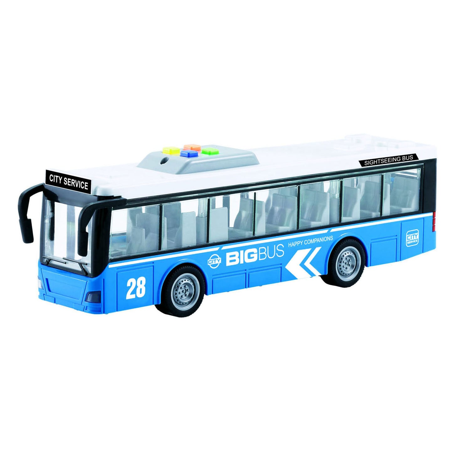 Bus urbain avec lumière et son - 28cm