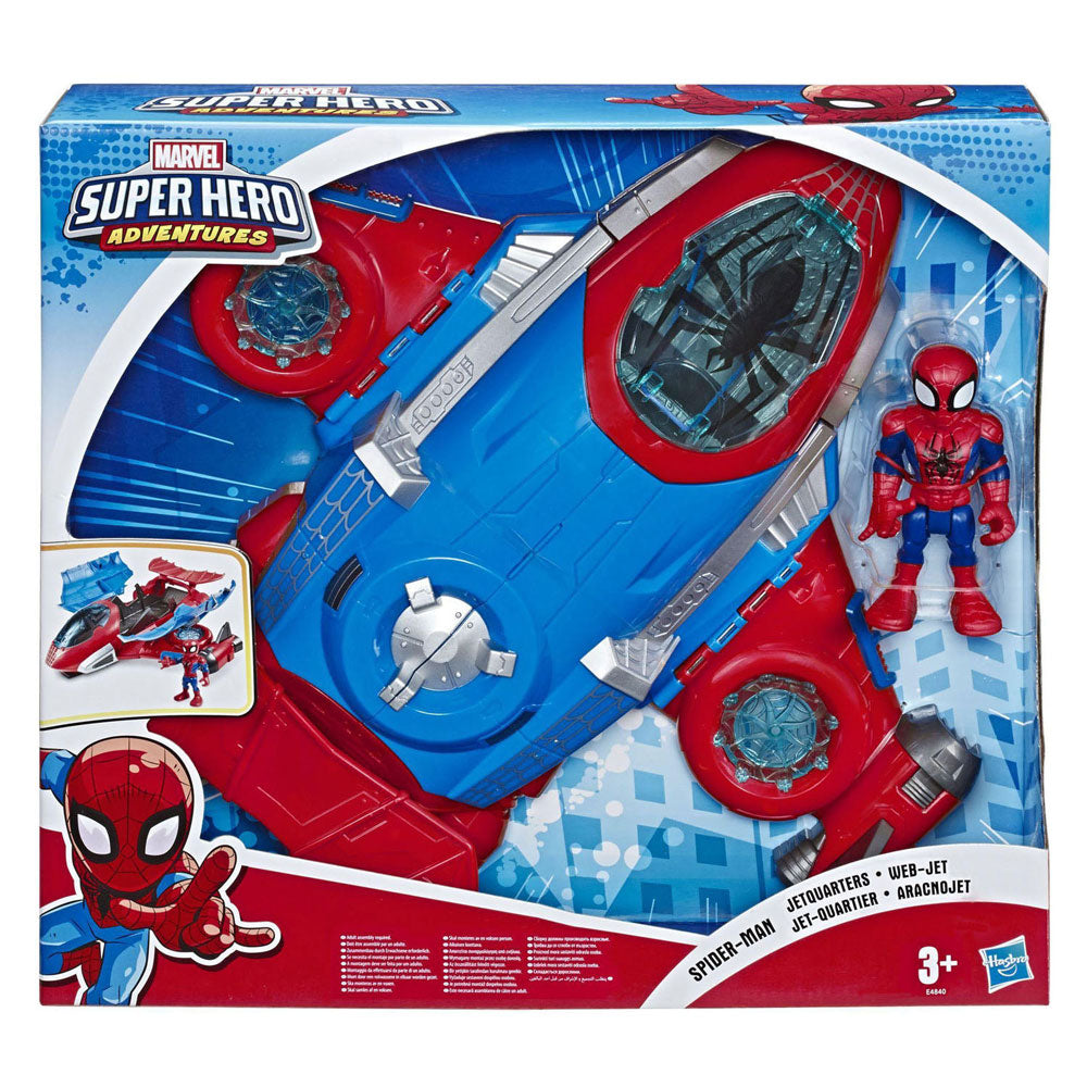 Coffret de jeu Spiderman JetQuarts Aventures de super-héros