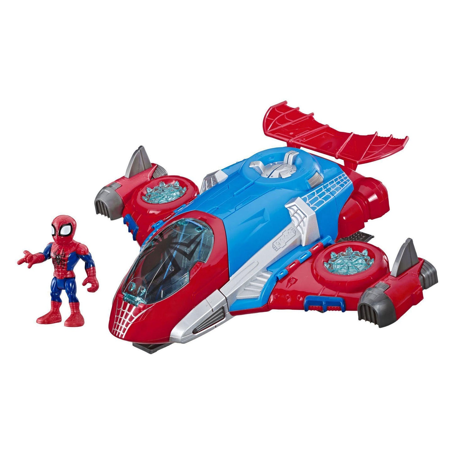 Coffret de jeu Spiderman JetQuarts Aventures de super-héros
