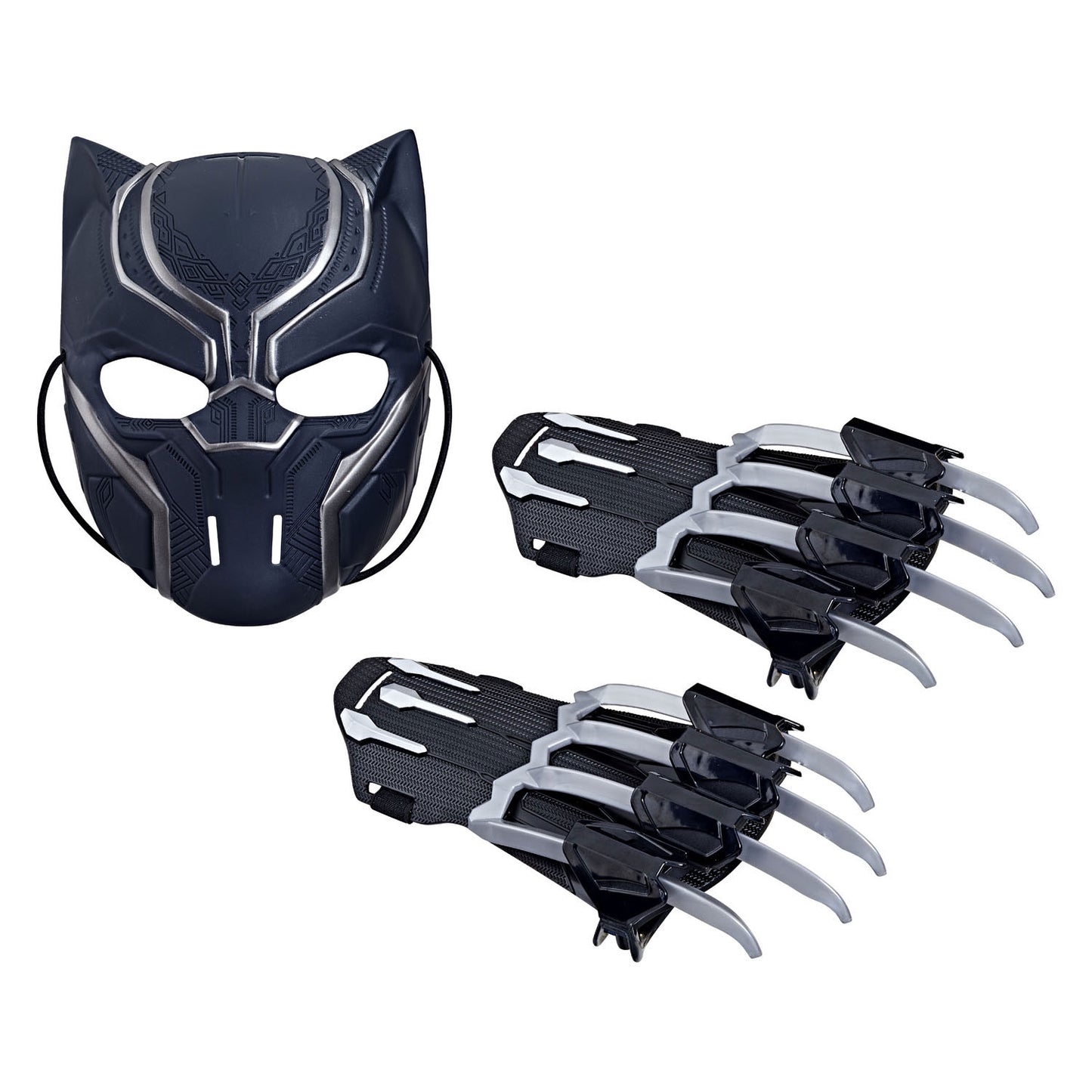 Forfait Guerrier panthère noire - masque et gants
