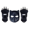 Forfait Guerrier panthère noire - masque et gants