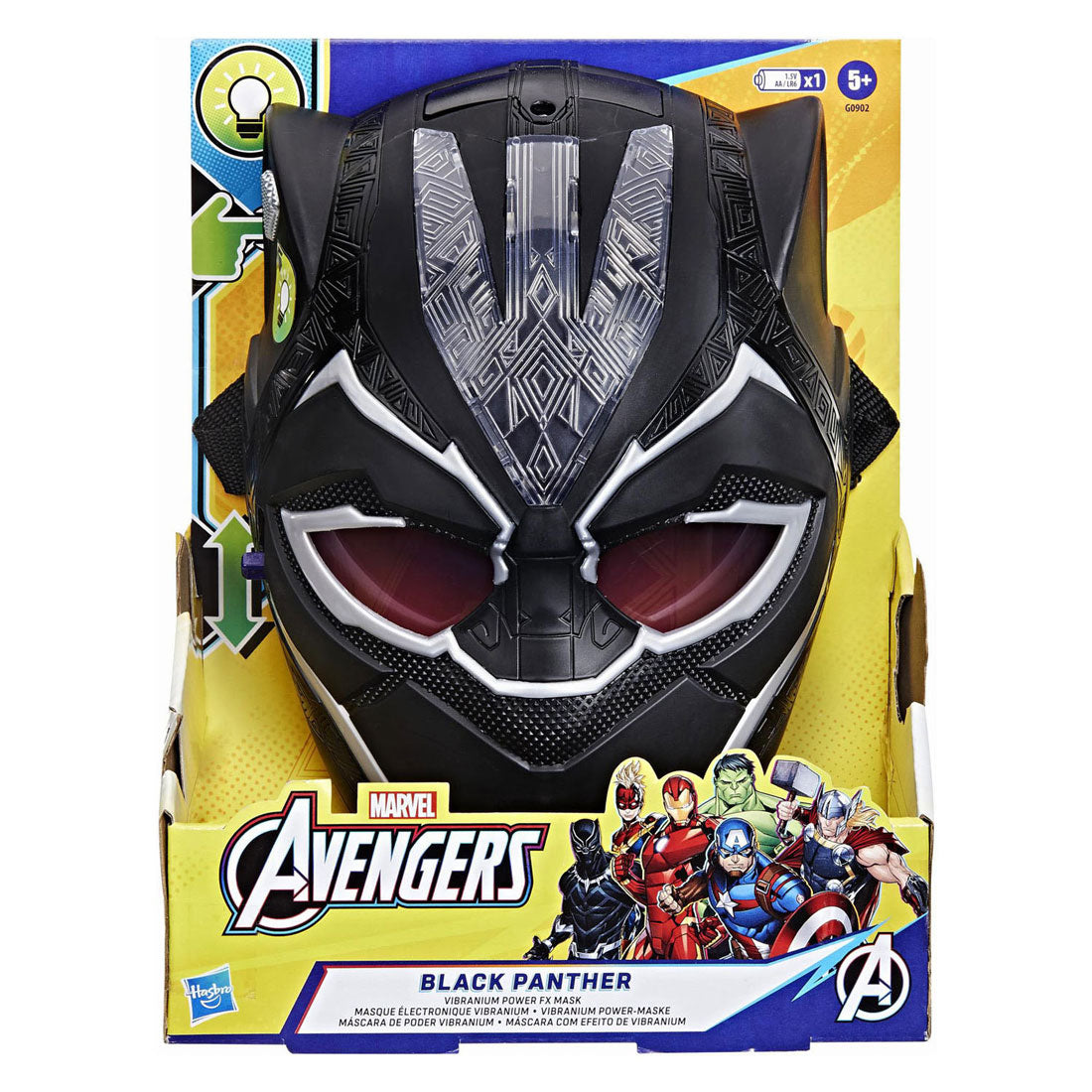 Ty avengers masque vibranium fx panthère noire