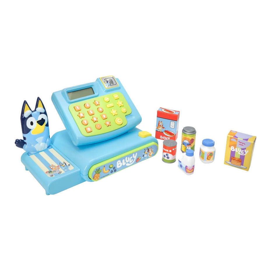 Caisse enregistreuse Bluey avec accessoires