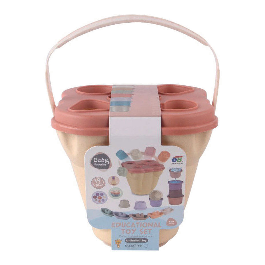 Seau de moulage rempli de 16 cm de haut - 19 pcs.