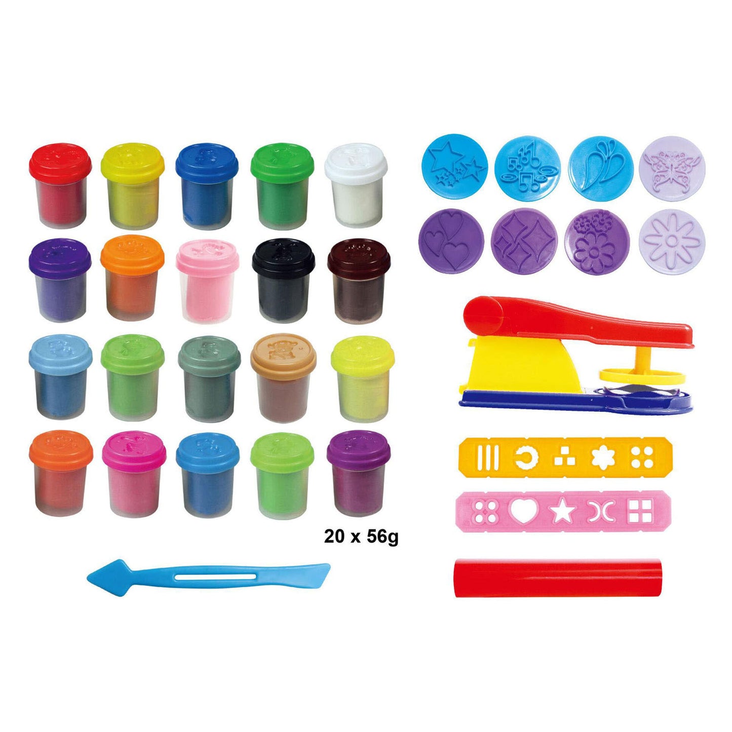 Ensemble super usine de pâte pour enfants - 20 pcs.