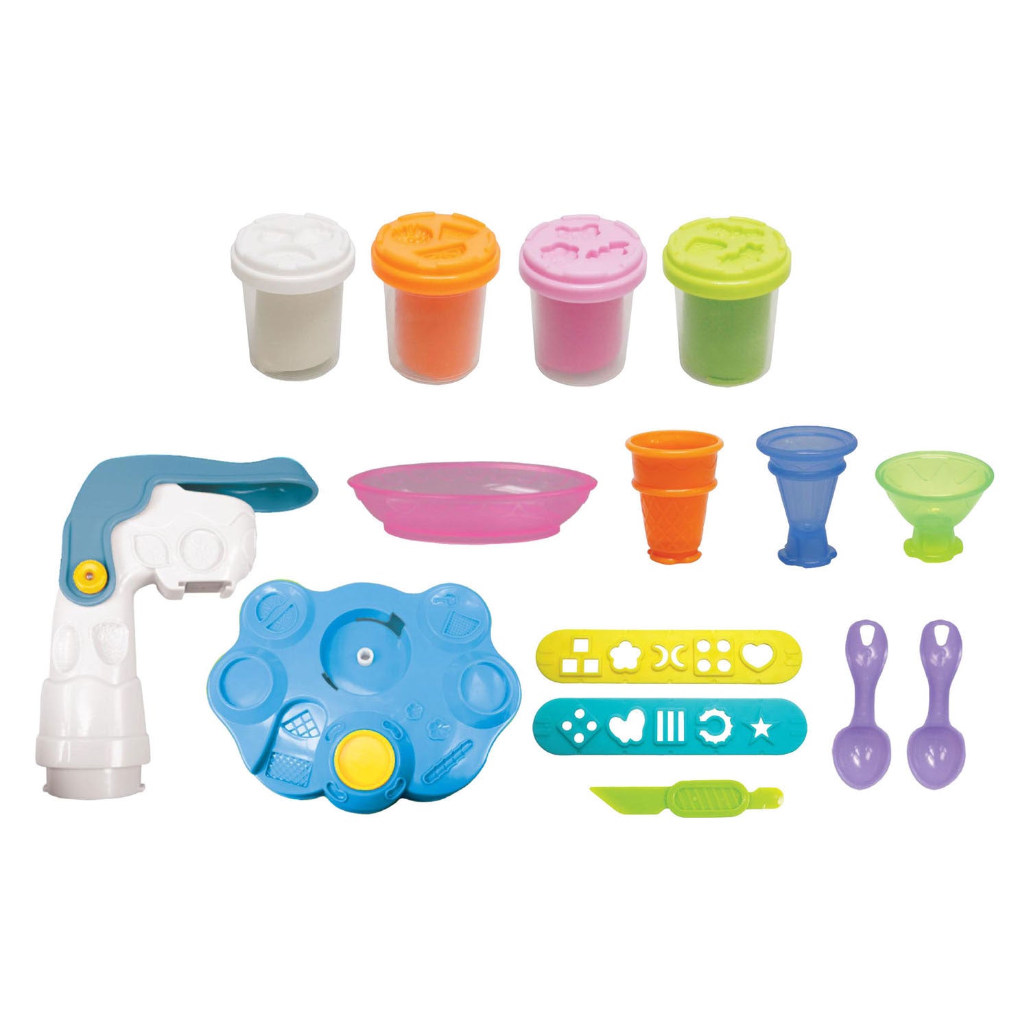 Glace tourbillon de pâte pour enfants - 4 pcs.