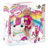 Poupée bébé Dollicorn avec voiture porteur licorne - 37cm