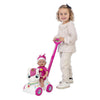 Poupée bébé Dollicorn avec voiture porteur licorne - 37cm