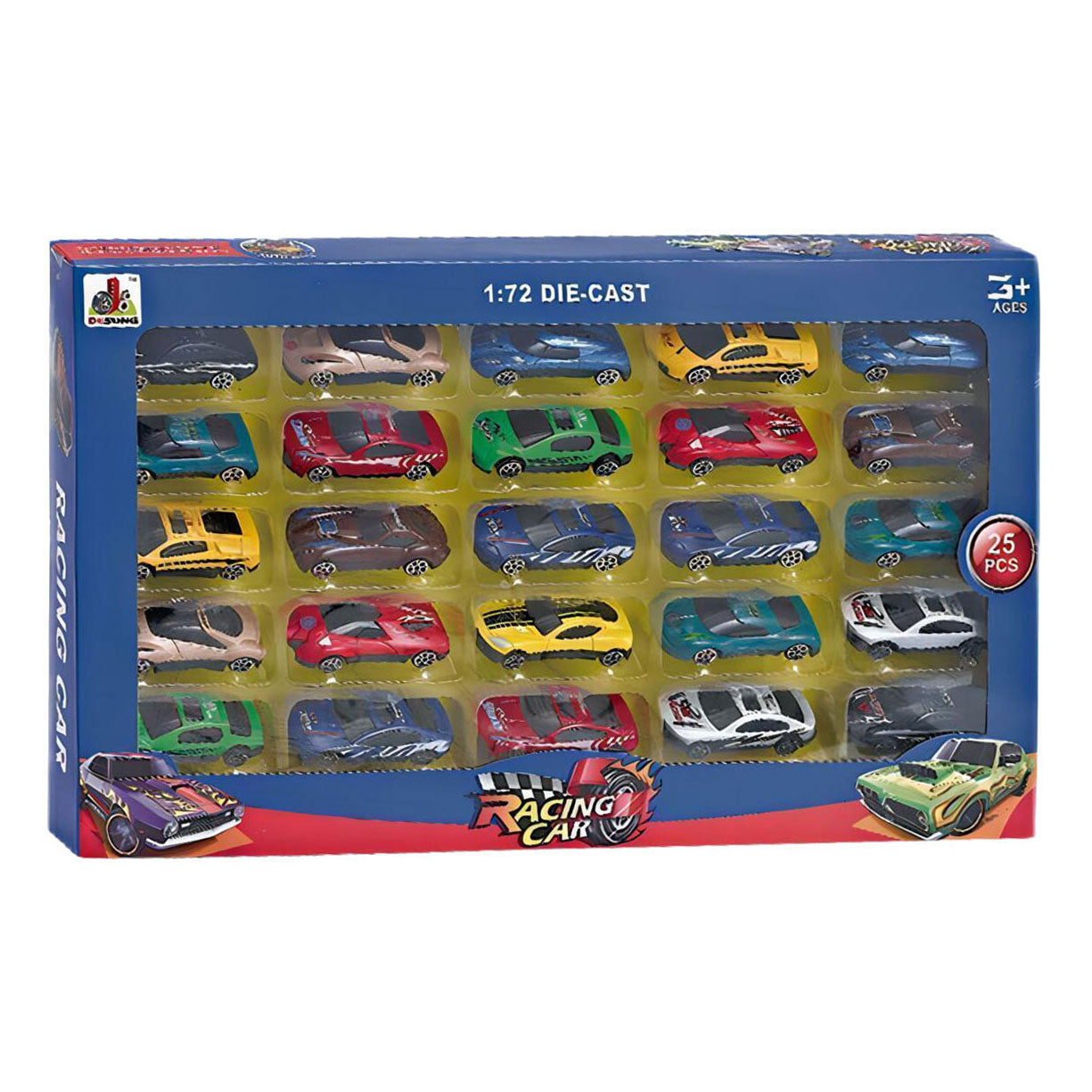Voitures de course 1:72 - 25 pcs.