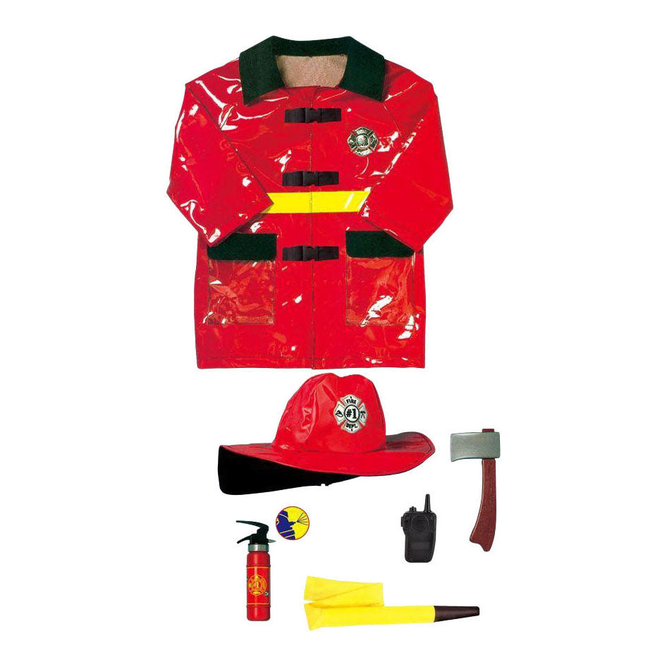 Tenue de pompier avec accessoires
