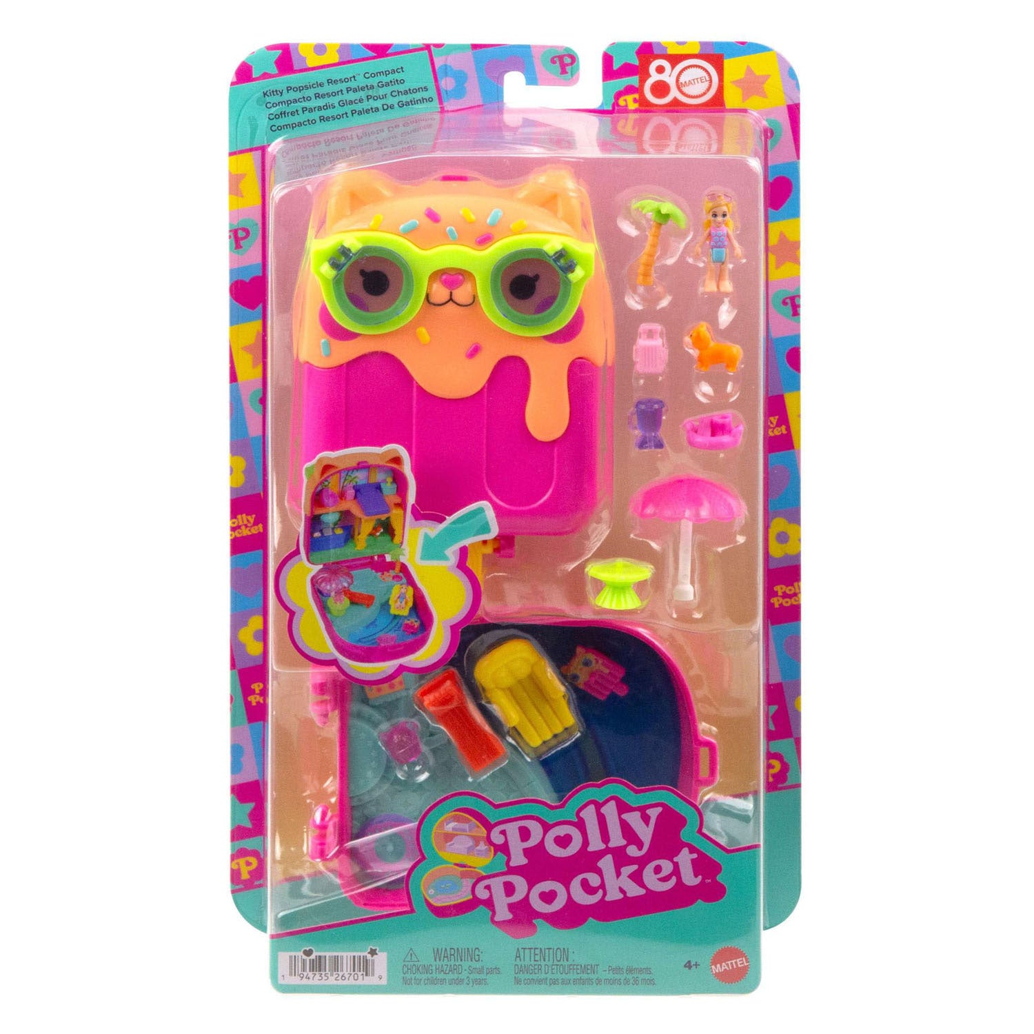 Ty Polly Pocket Kit Popsicle Ensemble de jeu compact