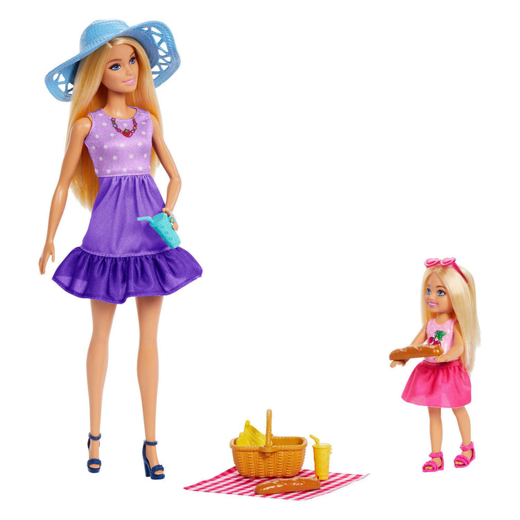 Mattel Barbie Malibu ensemble de pique-nique avec poupée Chelsea