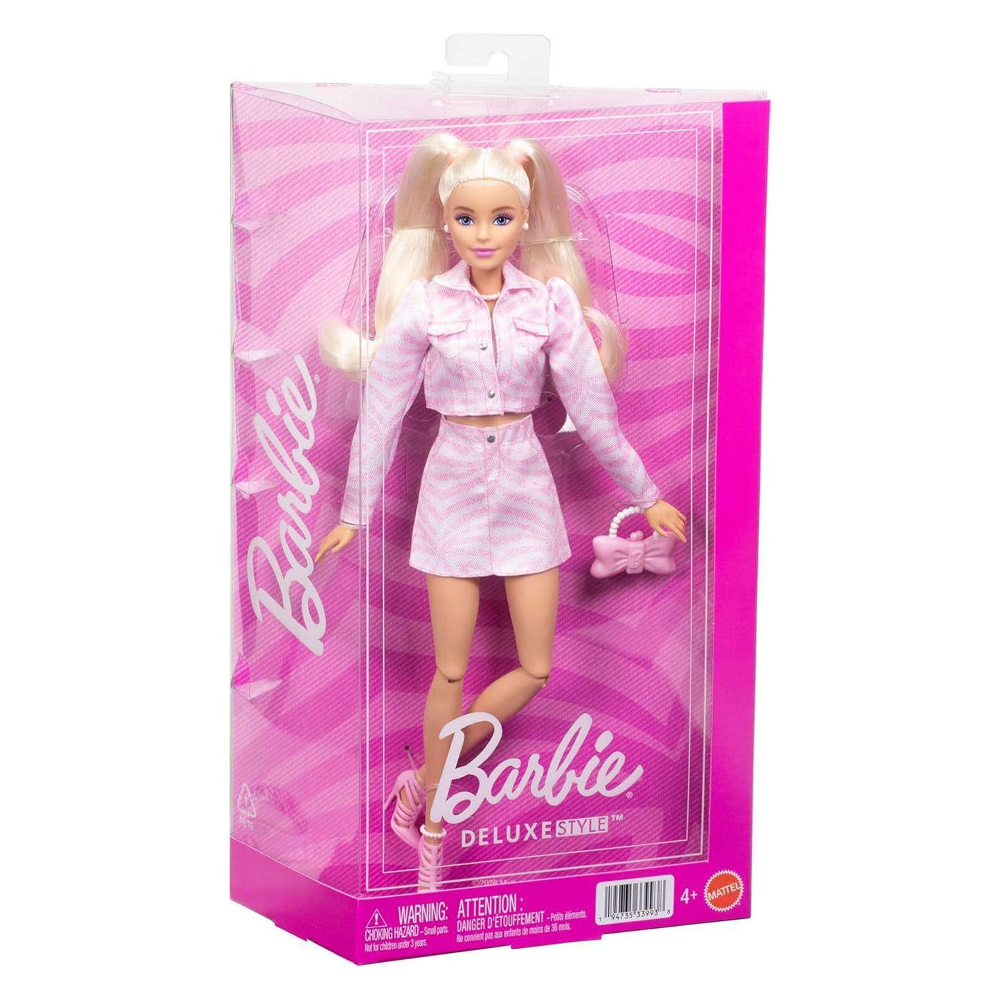 Barbie fab fashionista deluxe veste en jean rose