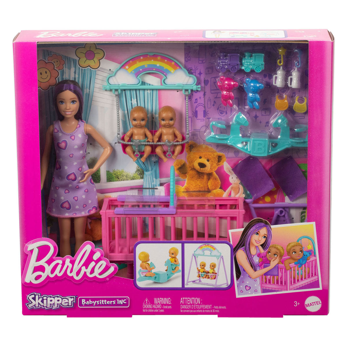 Mattel Barbie Skipper Baby-sitter Ensemble de jeu