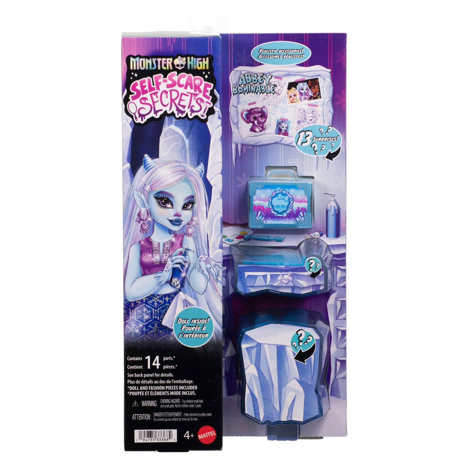 Mattel Monster High Pop Self Scare Secrets Abbaye Bombinable