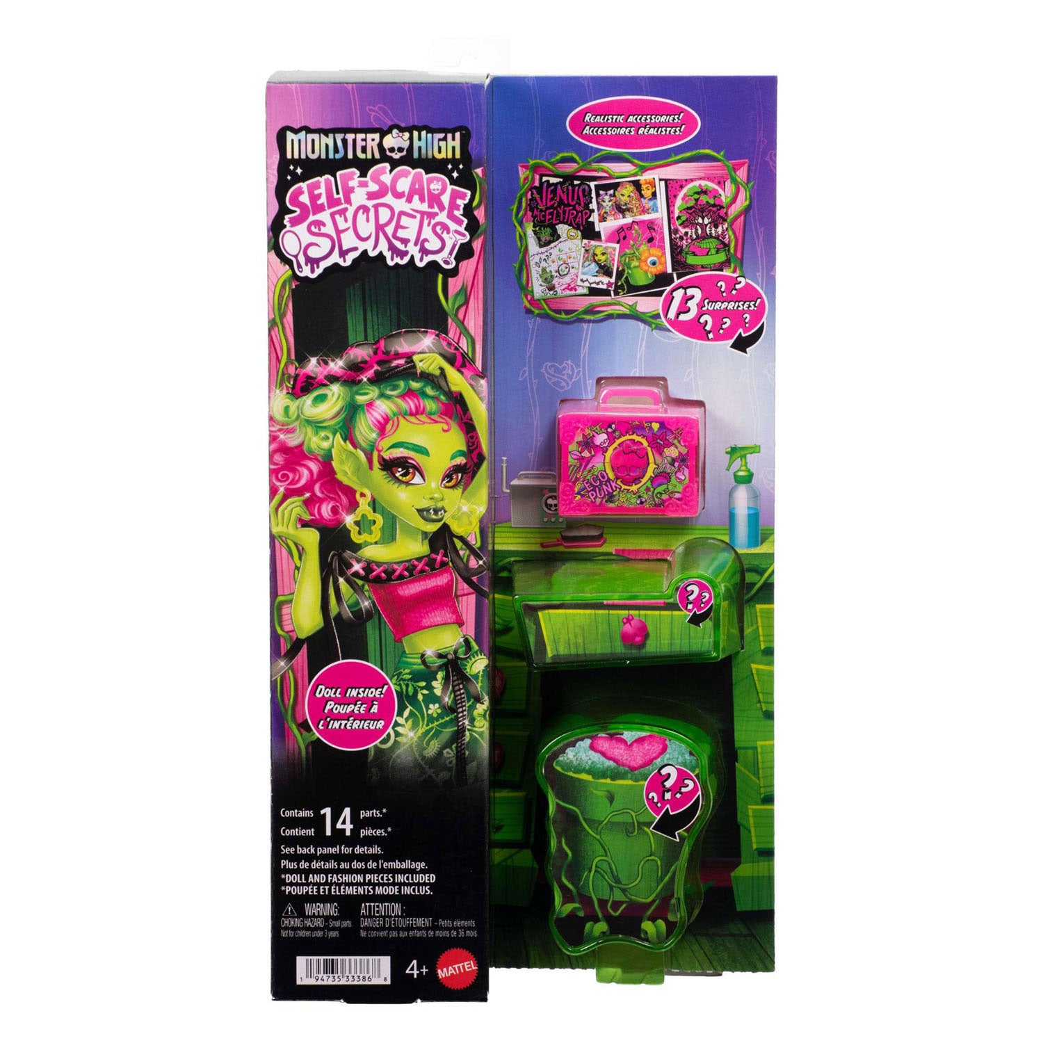 Mattel Monster High Pop Self Scare Secrets Vénus Mcflytrap