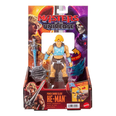 Figurine du film Les Maîtres de l'univers 2026 - homme avec épée puissante avec fonction de retournement et de déclenchement