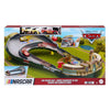 Disney Cars - Coffret de jeu de course à changement de voie Nascar