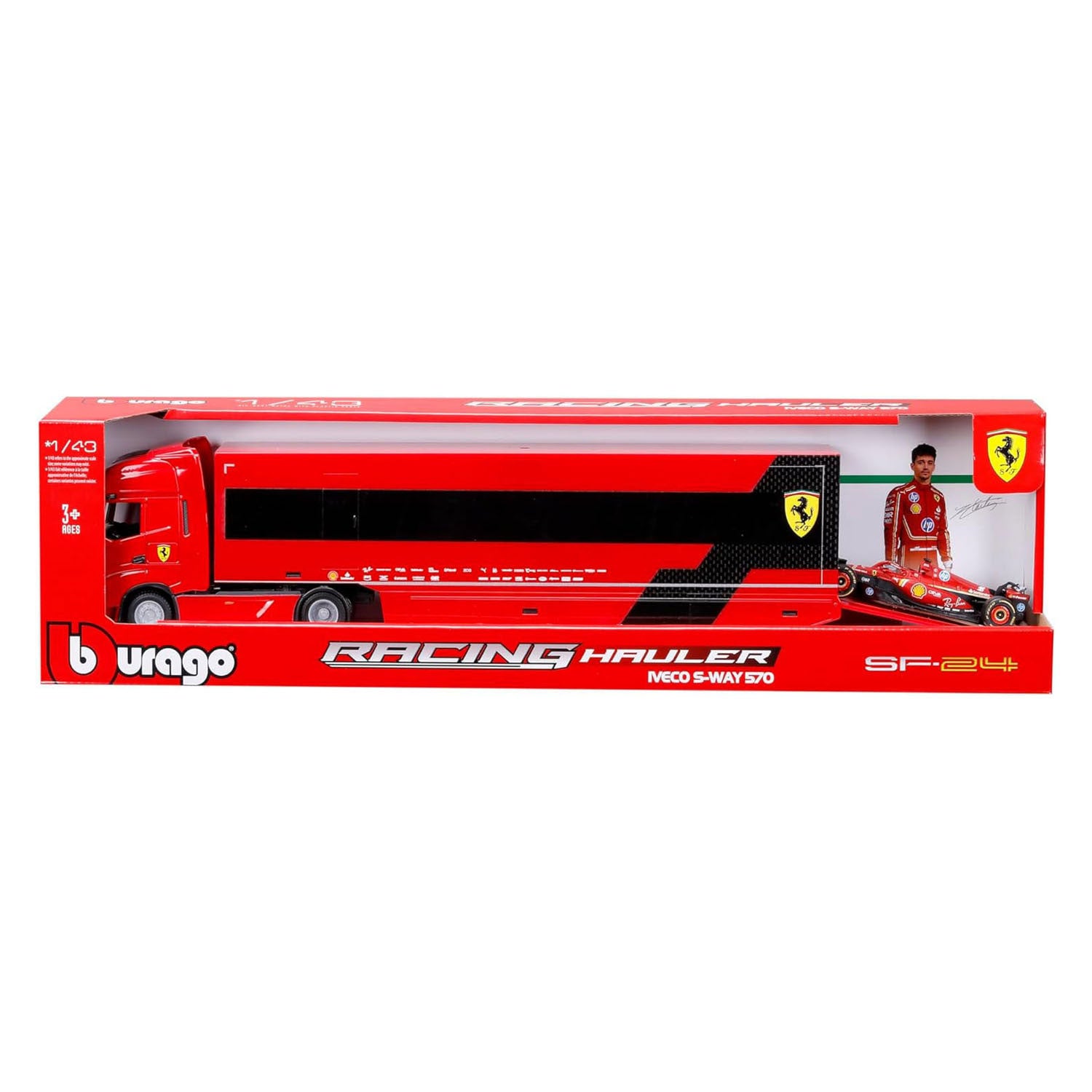 Camion Burago Iveco Scuderia Ferrari - 1:43
