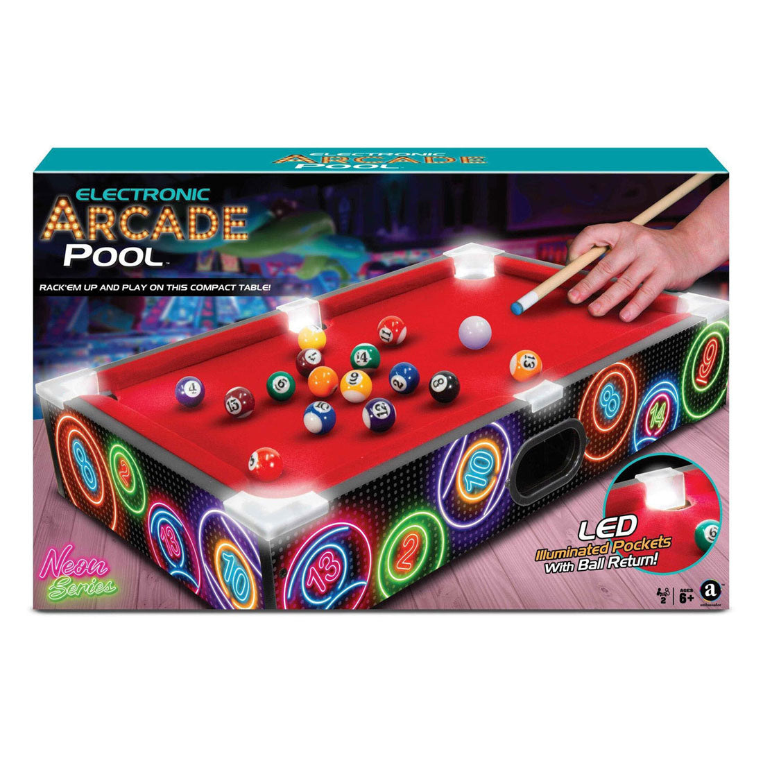 Table de billard Rc aade série néon - 52x32x10cm