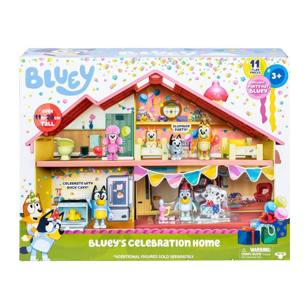 Moose Toys Bluey Play Set Maison de célébration