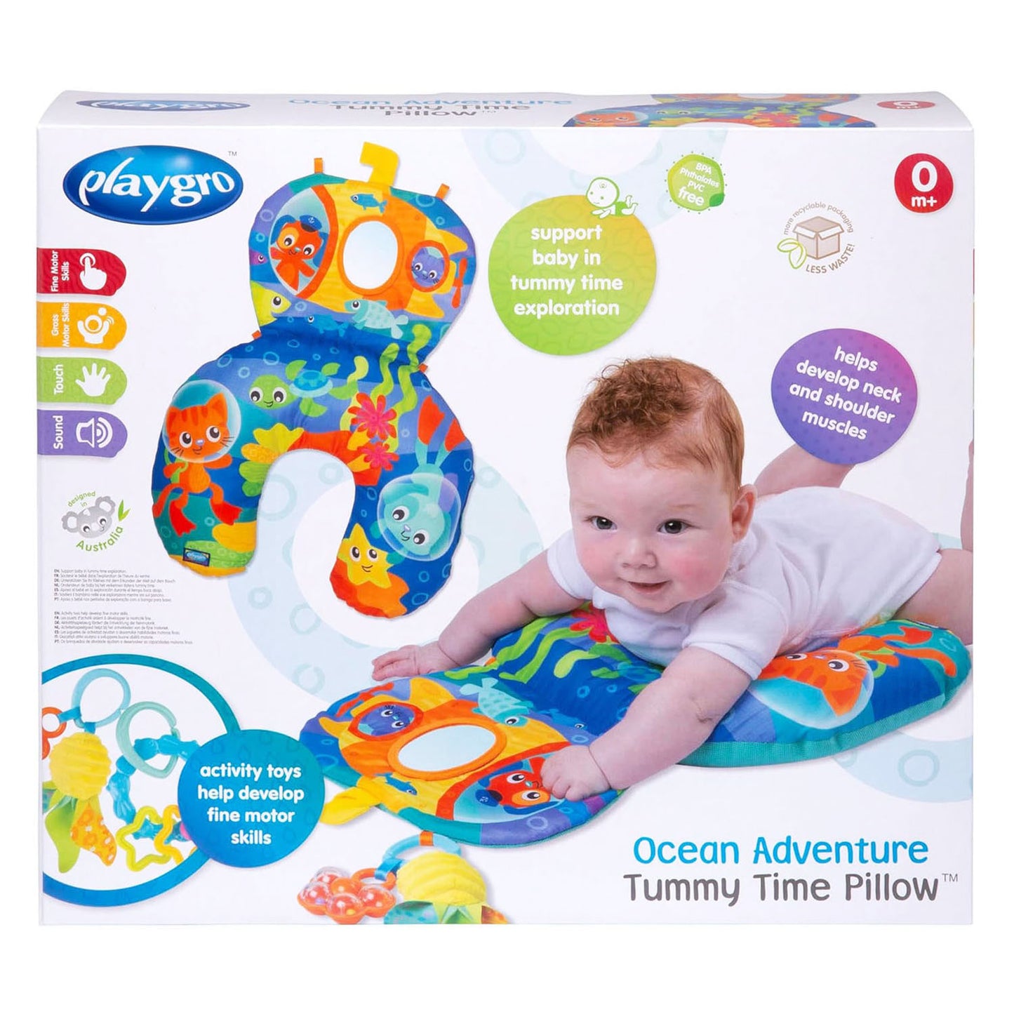 Coussin d'activité sur le ventre de l'océan