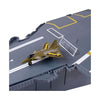 Porte-avions de zone de combat avec lumière et son - incl. 4 avions