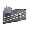 Porte-avions de zone de combat avec lumière et son - incl. 4 avions