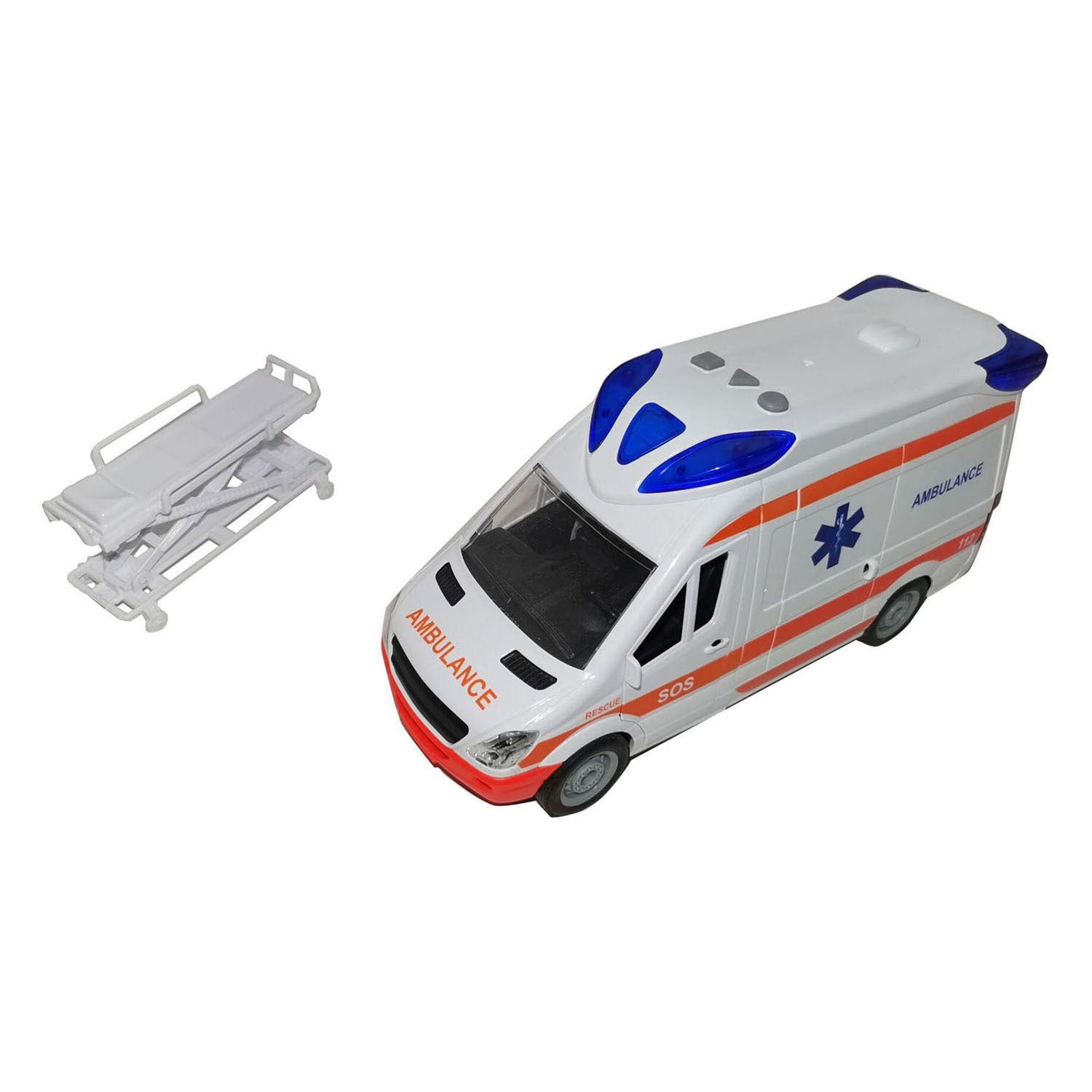 Ambulance lumineuse et sonore - 27cm