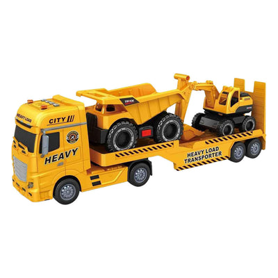 Chargeuse surbaissée avec camion benne et pelle - 54cm