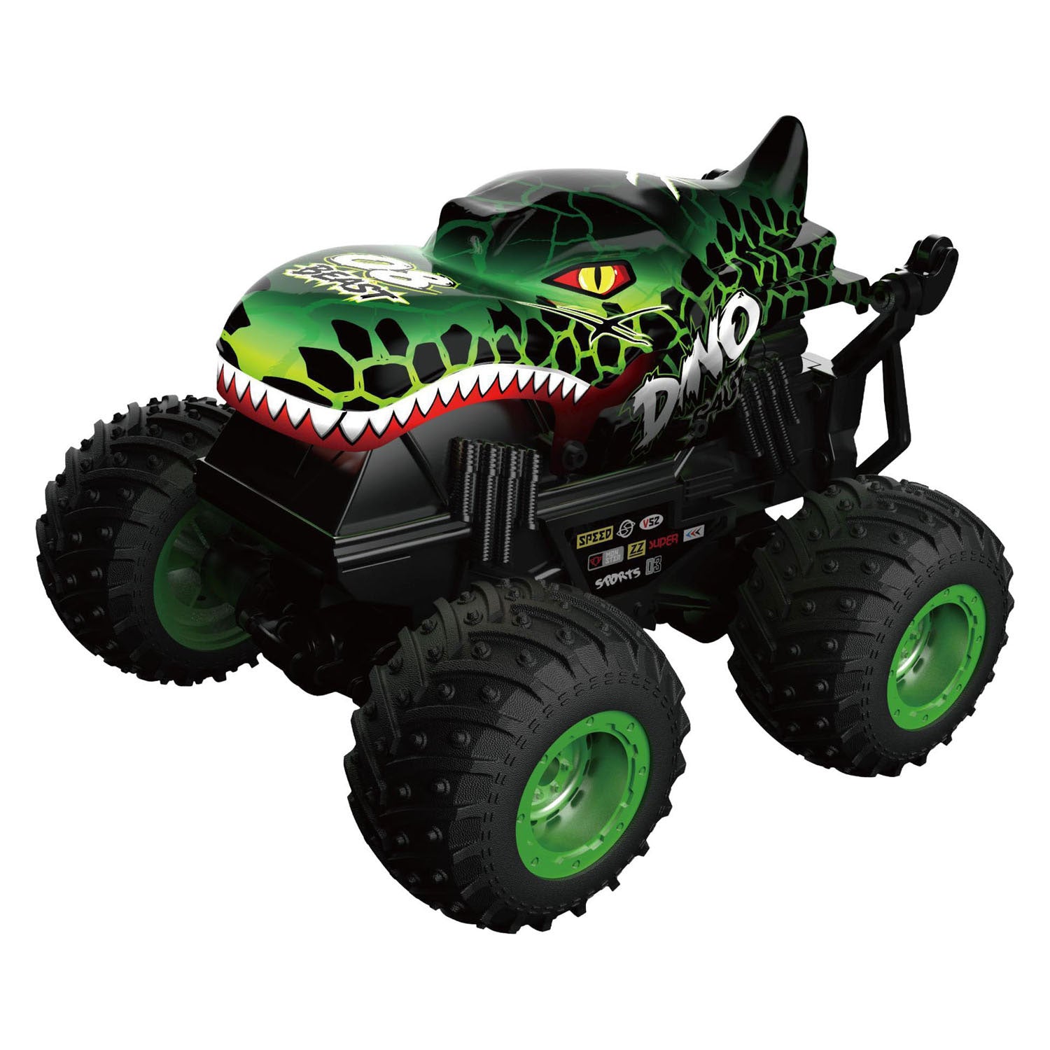 Voiture de cascade dinosaure Firedanse 2,4 GHz contrôlée par RC - 1:20