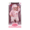 Bébé avec tenue et chapeau rose - 45cm