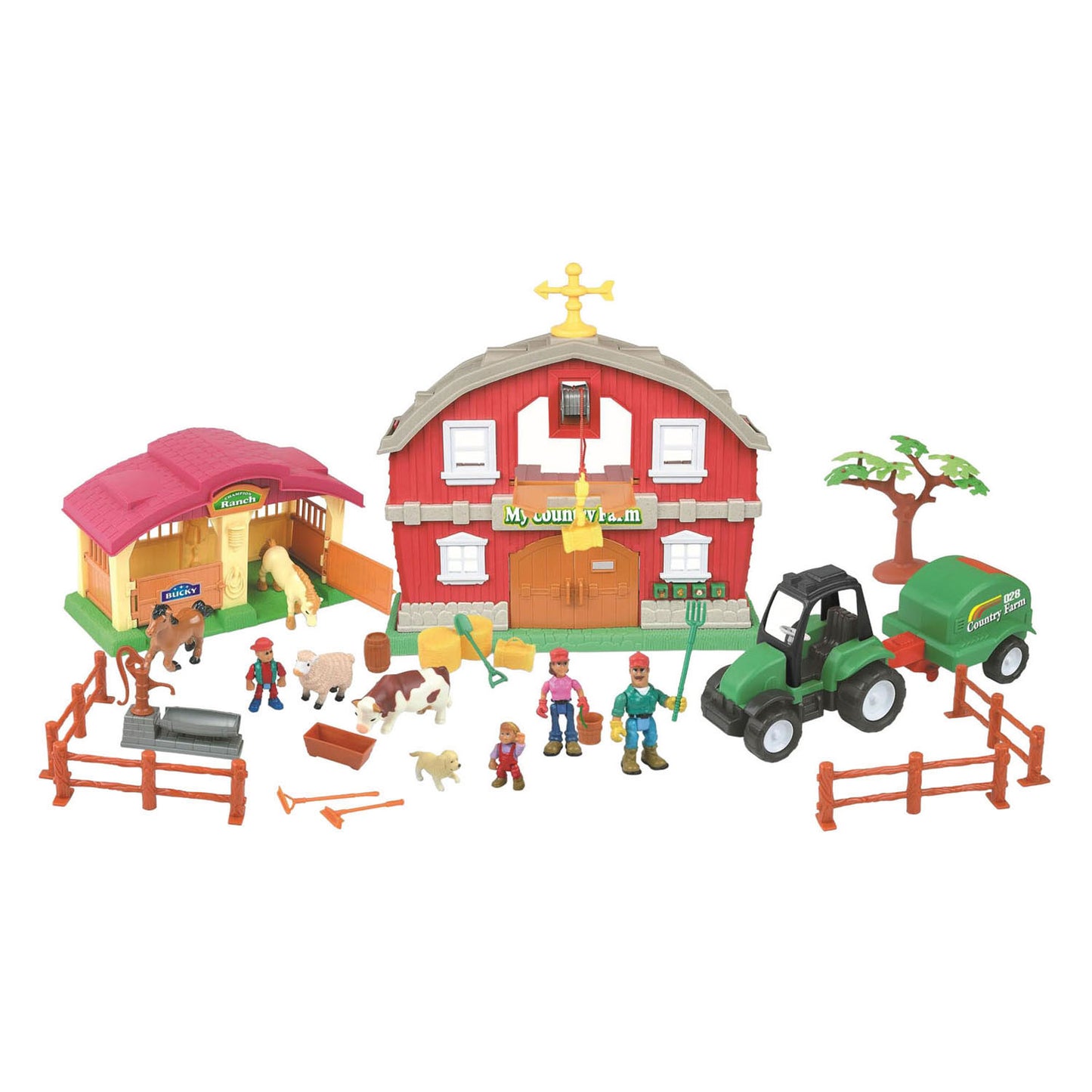 Ma ferme de campagne avec lumière et son