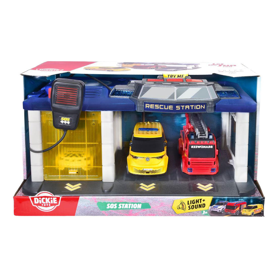 Poste de secours - 3 véhicules de secours belges
