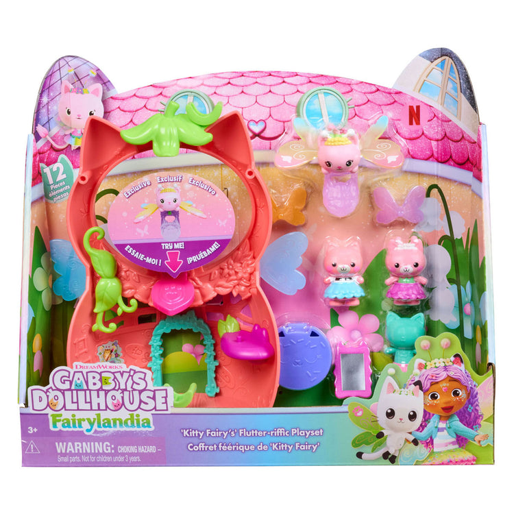 Ty Gabby's Dollhouse Fairylandia Flutterriffic Dress Up Par Playset