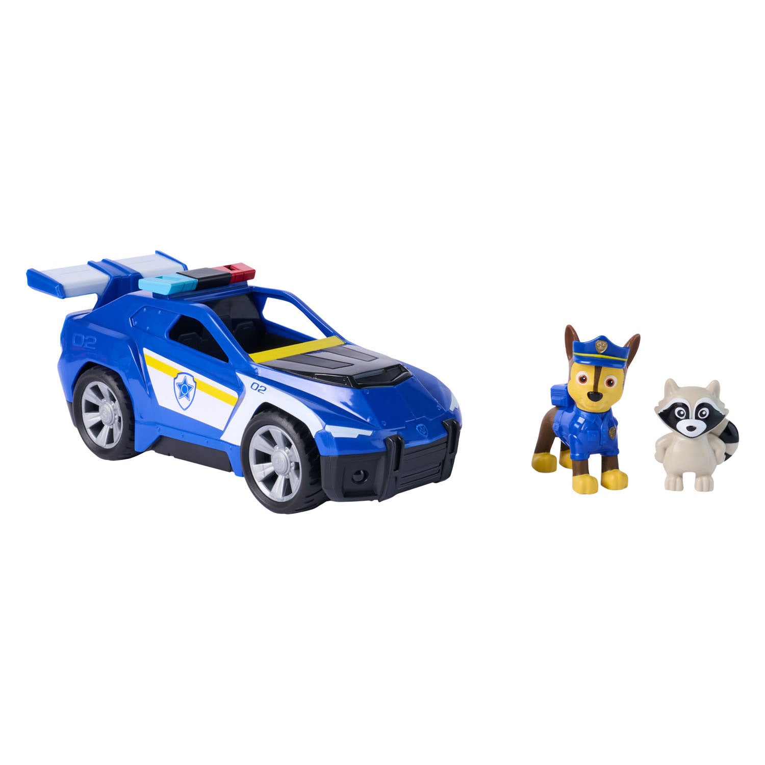 Paw Patrol - Recherche et Sauvetage - Véhicule de poursuite avec fonction de retrait à 2 figurines - Véhicules jouets