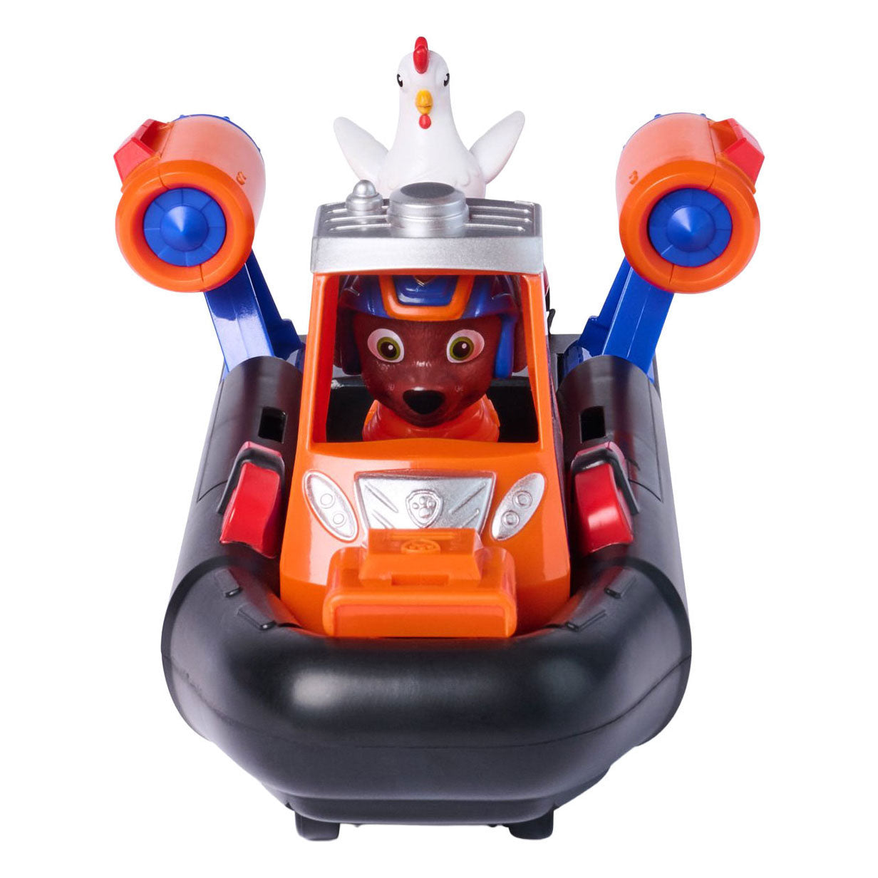 Paw Patrol - Recherche et Sauvetage - L'aéroglisseur de Zuma avec fonction de propulsion à 2 figurines - Véhicules jouets