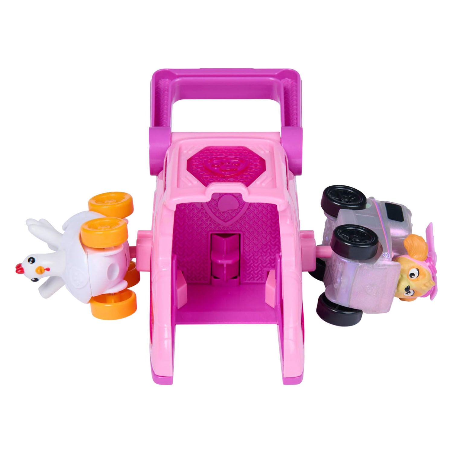 Paw Patrol - lanceurs Skye Pup Squad - pack de 2 avec véhicule chickaletta - ensembles de jeu