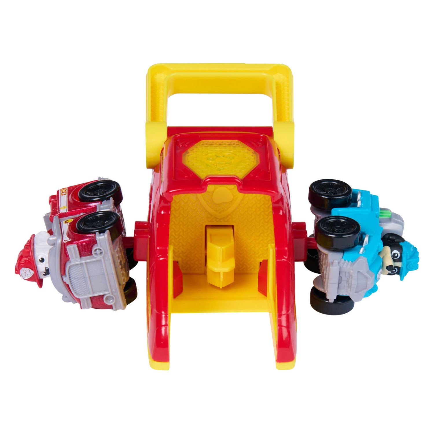 Paw Patrol - Lanceurs Marshall Pup Squad - Pack de 2 avec véhicule Rex - Ensembles de jeu