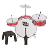 Batterie pour enfants avec tabouret - 5 pièces.