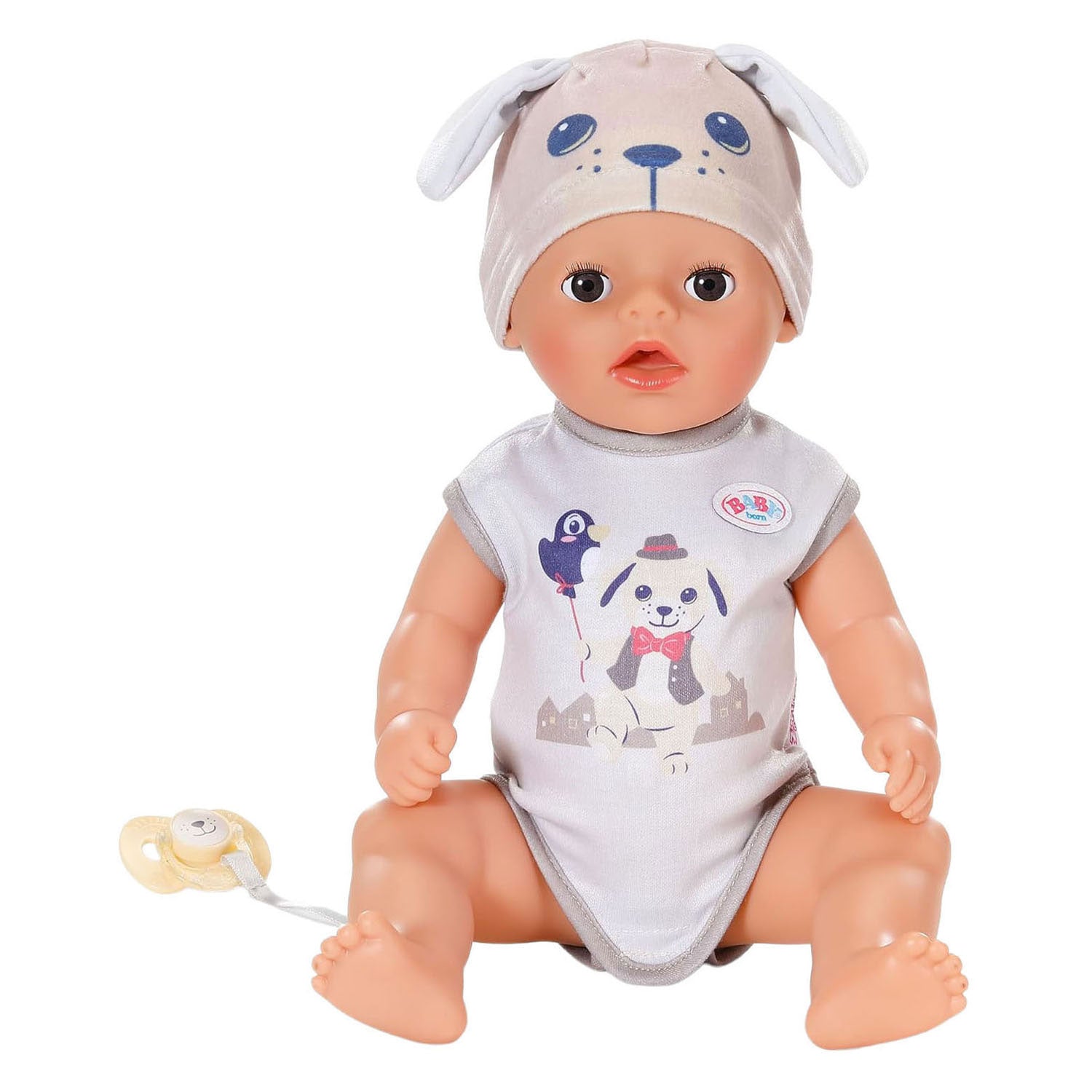 Baby born soft touch petit garçon chien lukas - 36cm