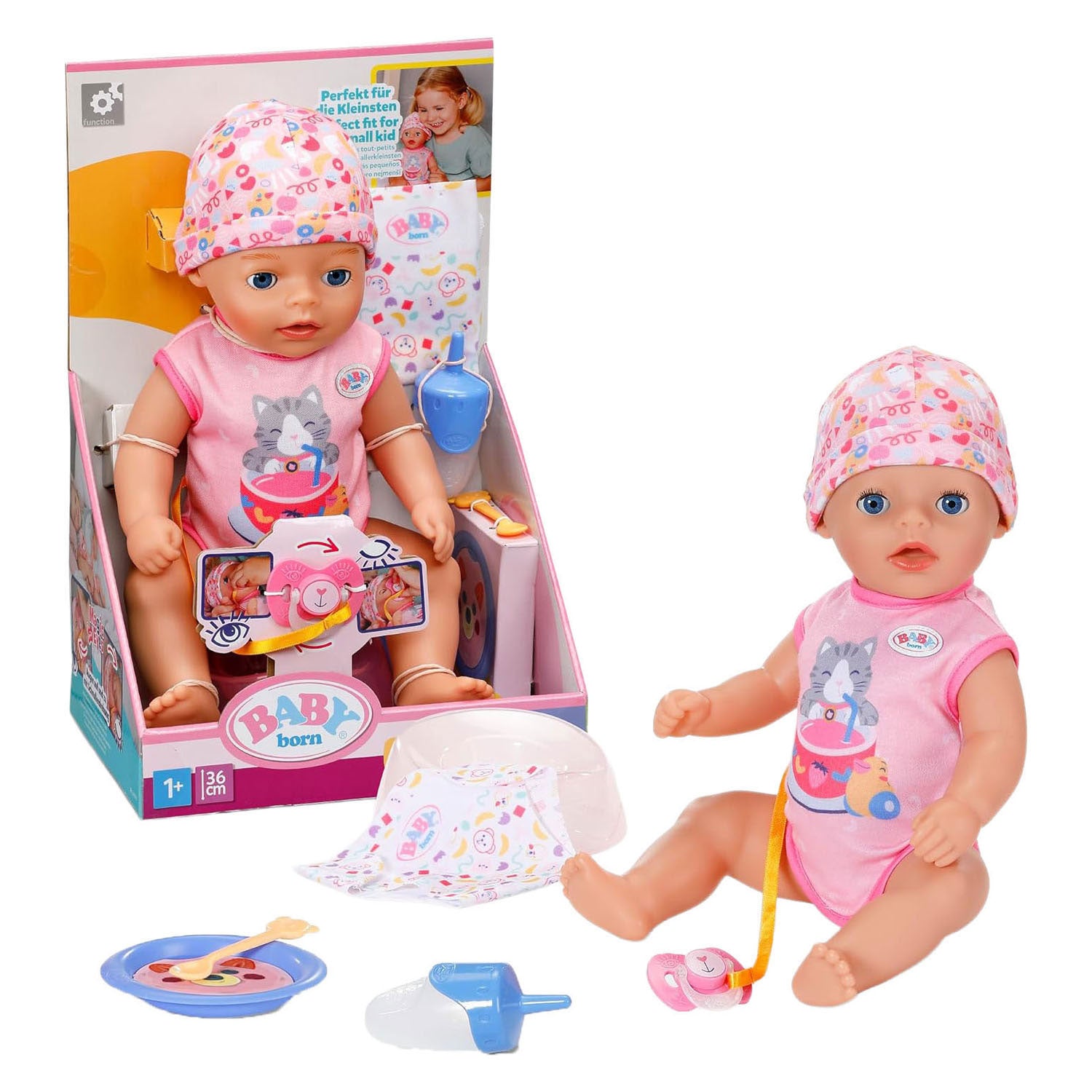 Baby born soft touch petite fille lena rose - 36cm