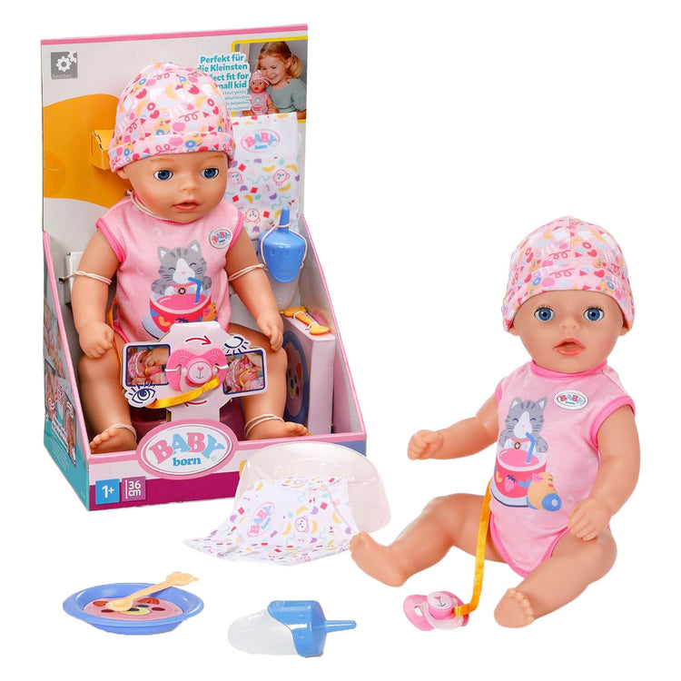 Baby born soft touch petite fille lena rose - 36cm