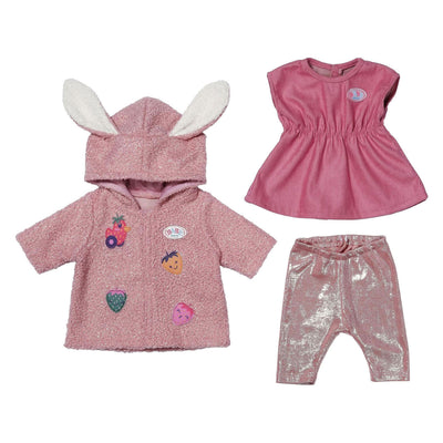 Ensemble manteau et robe Baby born - 43cm