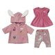 Ensemble manteau et robe Baby born - 43cm