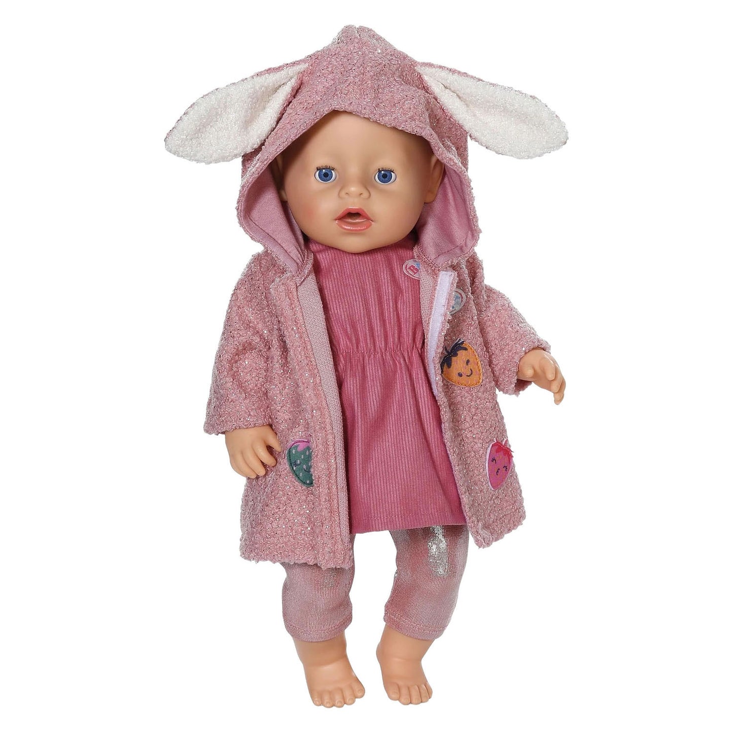 Ensemble manteau et robe Baby born - 43cm