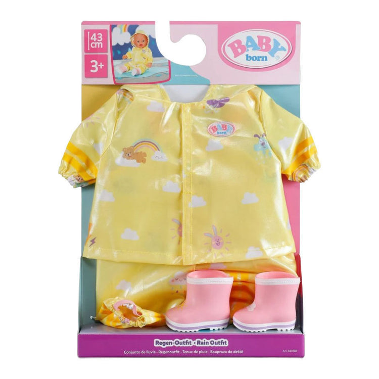 Tenue de pluie Baby Born - 43 cm