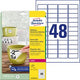 Etiquettes multifonctions avery zweckform blanc
